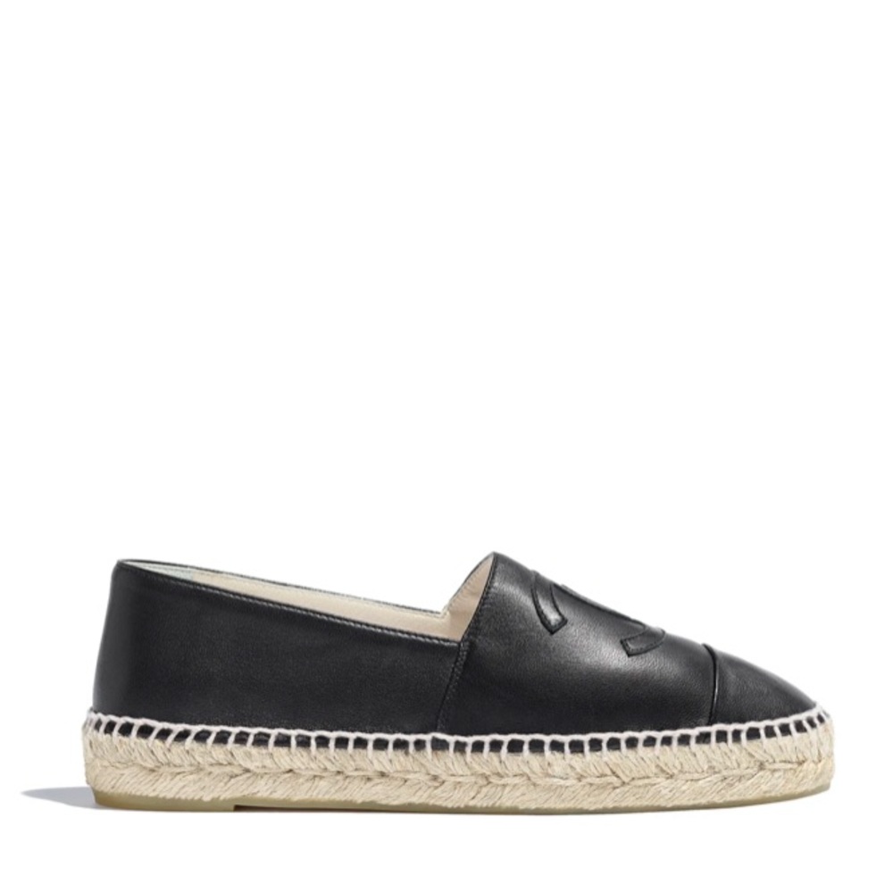 Chanel Leather Espadrilles